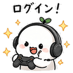 Moyashiro the Gamer Stickers