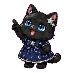 Starry Night Cat Hoshi