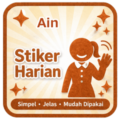 Ain Name Stickers