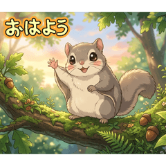 Animal Stickers: Flying Squirrel Edition