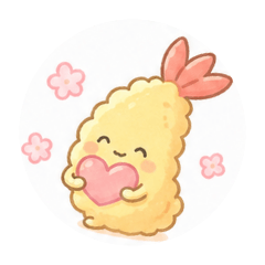 Shrimptempura stickers