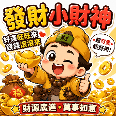 小財人日常貼圖｜聊天發財必備