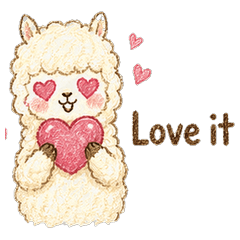 Crayon Alpaca - Cozy Mood