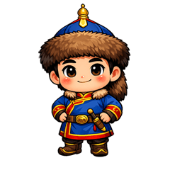 A Cute Mongolian