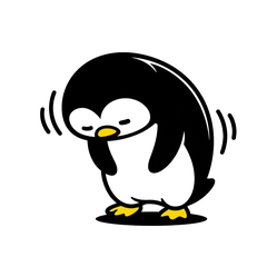 Peko Peko Penguin Bowing Stickers