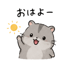 Yuru Hamster Daily Sticker