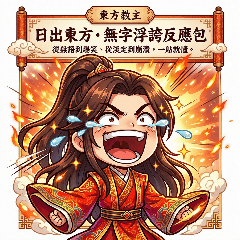 東方教主：日出東方・無字浮誇反應包