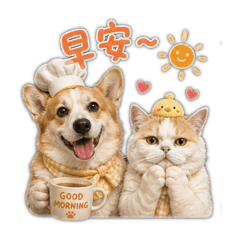 橘子和麻糬出貼圖嘍