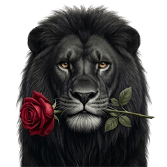 可愛動物區（黑色獅子）