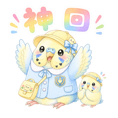 Kindergarten Budgie Stickers