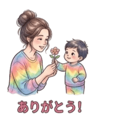 Mom and Childs Everyday Moments