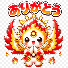 Scissors and Flame Guardian Stickers