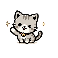 Fluffy Cat: Everyday Stickers