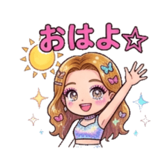 Y2K  Girls - Daily Chat Stickers