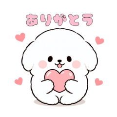 Cute white fluffy dogs vol.1