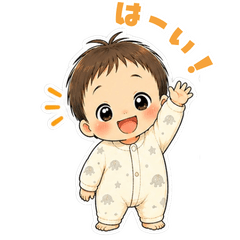 Cute Baby Emotions-Everyday Sticker Set