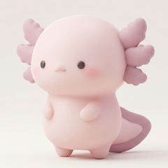 simple Axolotl  Sticker