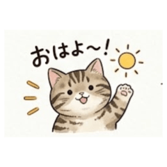 Healing cat - Daily Chat Stickers