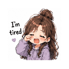 Lazy Cute Girl Life