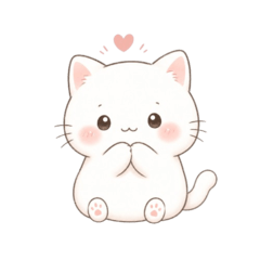 White Cat Polite 4 Kind Words Pack