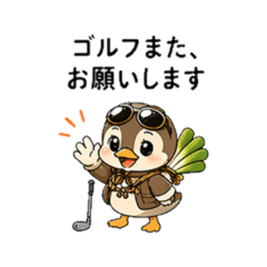 Kamonegi's Golf Stickers new Vol.1