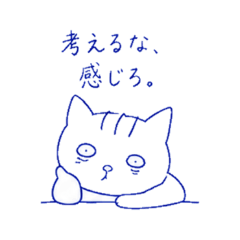Philosophical vacant eyes cat