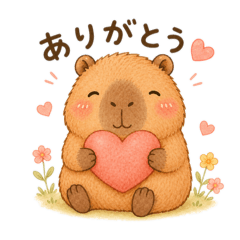 Cute Capybara Stickers for Everyday