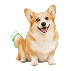 Corgi Kogi Daily Stickers