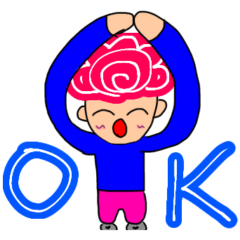Hanamaru-kun's Nichijo Sticker