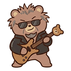 Rock-uma: The Old-School Rocker Bear