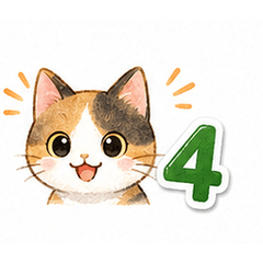 Japanese Cat Stickers Vol.4 JP