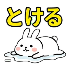 Flashy Impact Funny Face Rabbit Lazy Ver