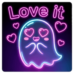 Neon Ghost Glow