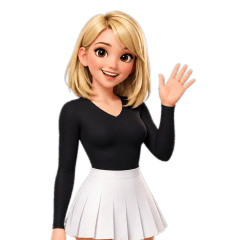 Nutty, short blonde girl