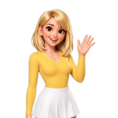 Engfa, short blonde girl
