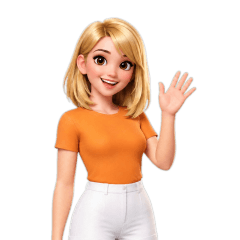 Pookan, short blonde girl