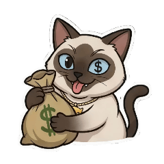 Lucky Siamese Cat