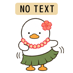 Chill Duck 夏威夷日常 無文字