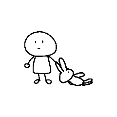 A casual reply! Stick figures (emotions)