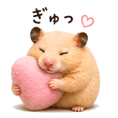 Cuddle Hamster Stickers