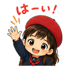 Kindergarten Girl Stickers