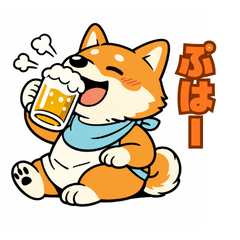 Cute Shiba Inu, easy-to-use stickers