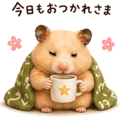 Cuddle Hamster Stickers5