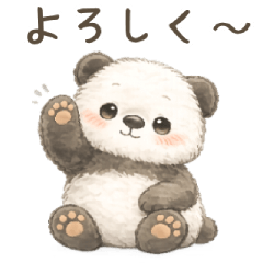 Pandomochi Relaxed Stickers