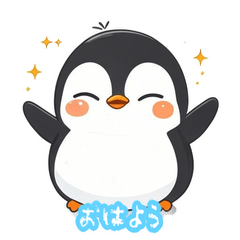 Chubby Penguin Everyday Stickers