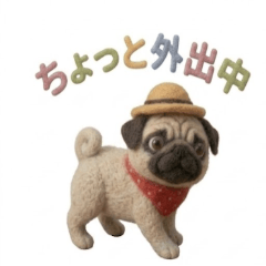 巴哥犬小摩卡：羊毛氈風報告與回覆