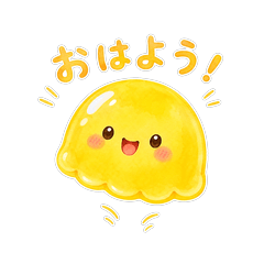 Soft Watercolor Jelly-kun