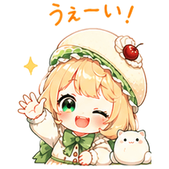 Melon Cream Soda-chan Casual Stickers