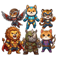 Super Animals! Daily Stickers