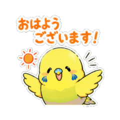 Budgie Daily Phrase Stickers